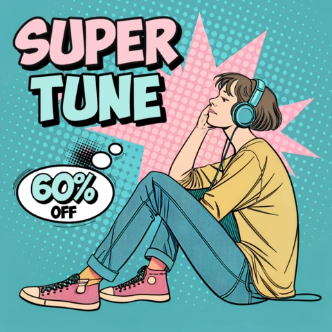 Template di design a tema musica pop art per volantini promozionali