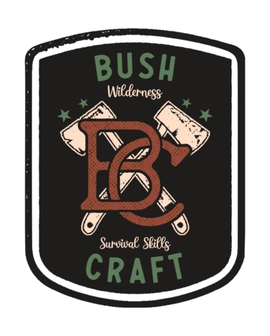 Bush Craft Survival Skills Badge Template Design