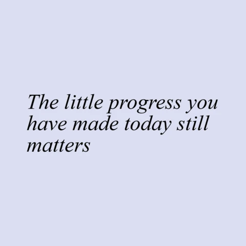 Small Progress Matters Quote Instagram Post Design Template