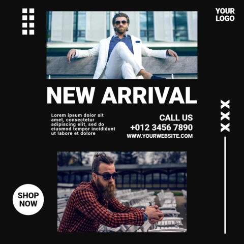Fashion Sale Advertisement Instagram Post Design Template