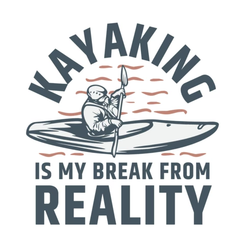 Le kayak est ma rupture avec le modèle de conception de t-shirt de la réalité