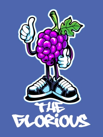 Fruity Grape Graffiti T-shirt Design Template