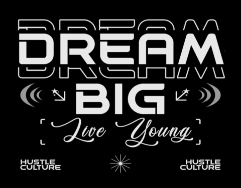 Bold Typography Design Template for Motivational Posters
