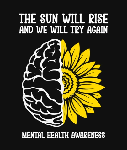 The Sun Will Rise T-Shirt Design Template