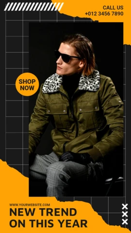 New Trend Fashion Instagram Story Post Design Template