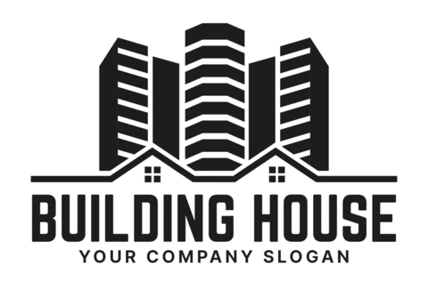 Modèle de logo pour une société immobilière