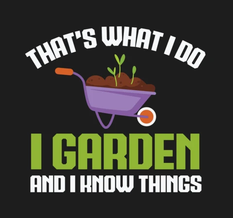 Plantilla de diseño de camiseta de jardinería