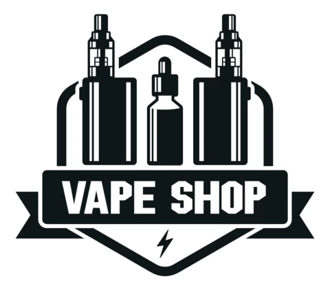 Vape Shop Logo Design Template