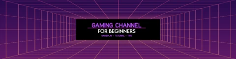 Banner futurista de neón con fondo de cuadrícula digital púrpura plantilla de diseño de juegos