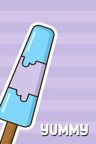 Yummy Ice Cream Poster Design Template