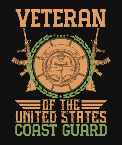 United States Coast Guard T-Shirt Design Template