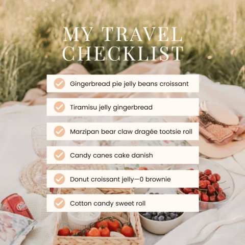 My Travel Checklist Instagram Post Design Template