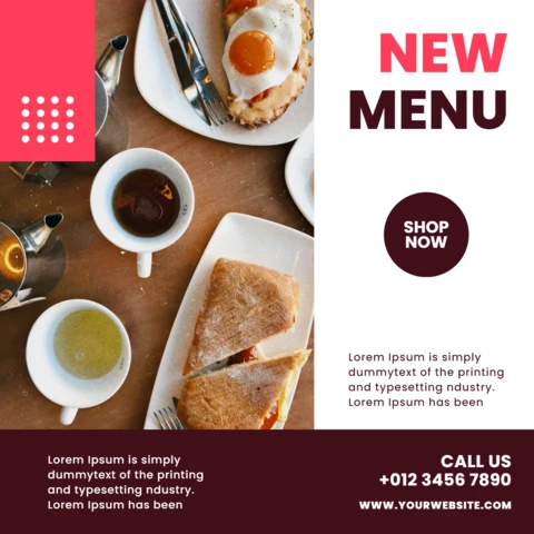Recognizable Cheerful Instagram Post Design Template