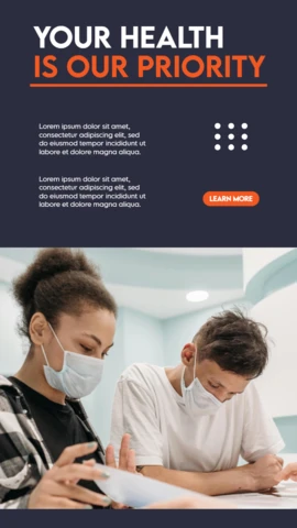 Professional Medical Instagram Story Post Design Template
