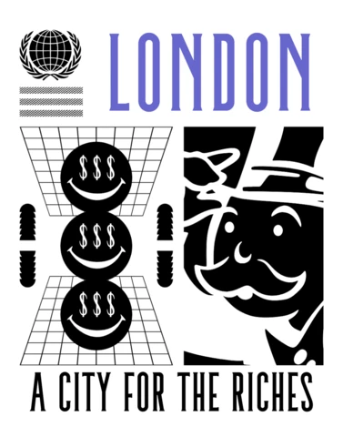 Plantilla de diseño de riquezas de Londres para mercancía promocional
