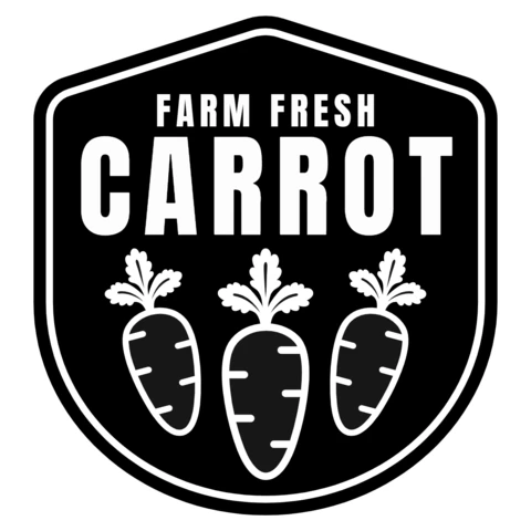 Fresh Carrot Logo Design Template