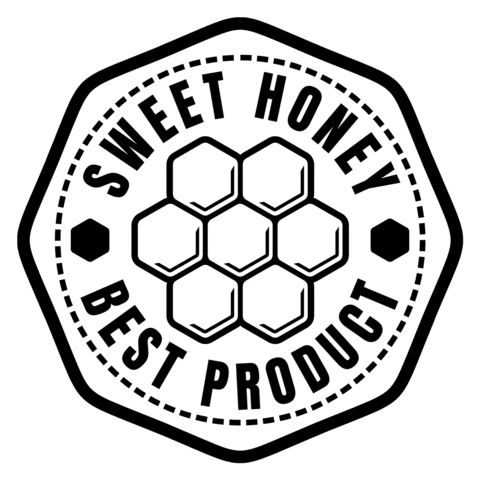 Honey Stamp Logo Design Template