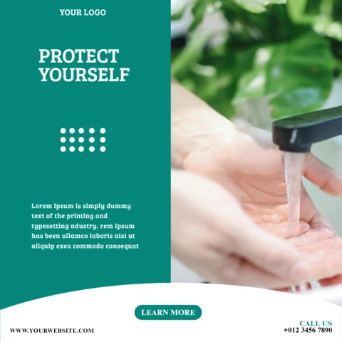 Eye-Catching Medical Social Media Post Design Template
