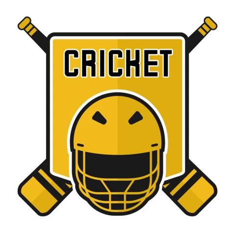 Szablon logo krykieta