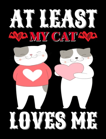 Playful Cat Love Design Template for Pet Lovers