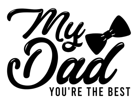 Happy Father's Day Logo Design Template
