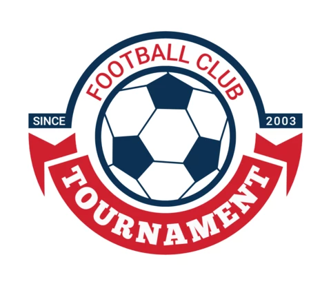 Football Club Tournament Sports Logo Design Template