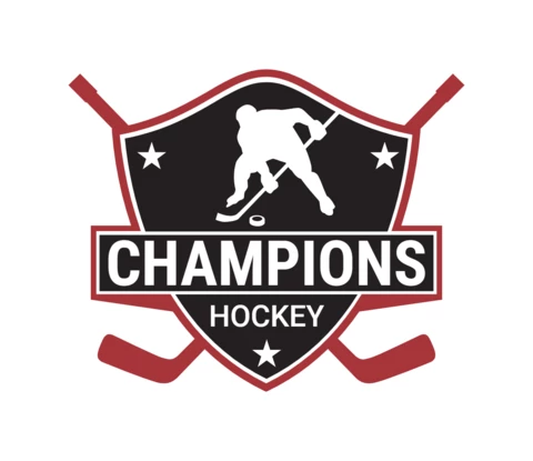 Hockey Sports Logo Design Template