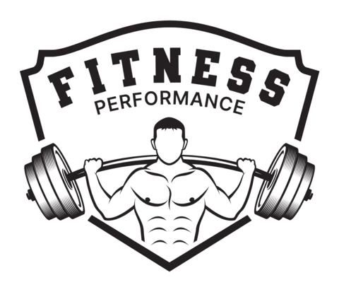Fitness Logo Design Template Black