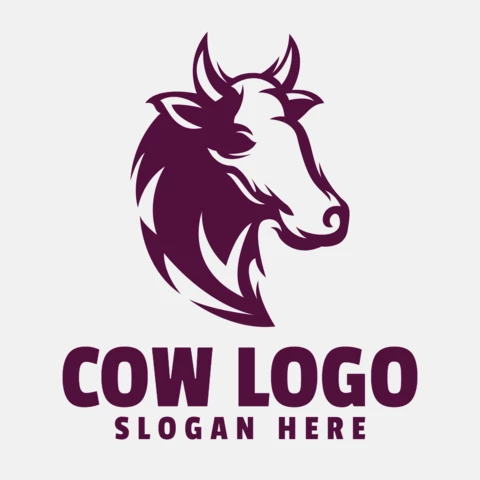 Cow Logo Design Template