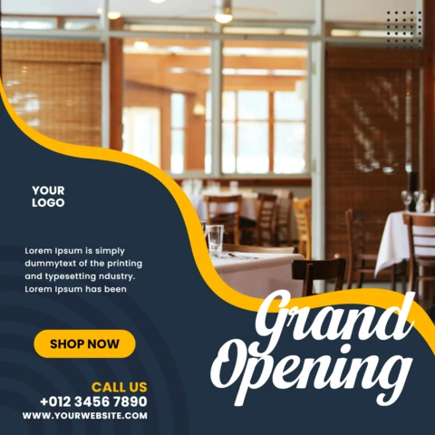 Striking Commercial Visuals Instagram Post Design Template