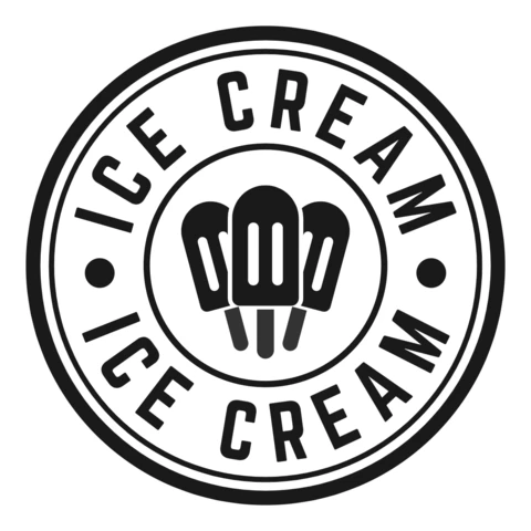 Ice Cream Logo Design Template