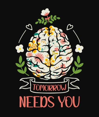 Tomorrow Needs You T-Shirt Design Template