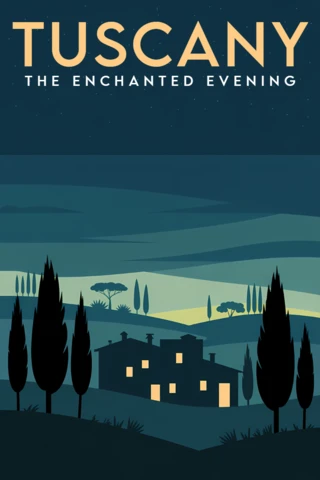 Tuscany Enchanted Evening Design Template for Posters
