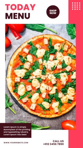 Distinctive Color Block Instagram Story Post Design Template