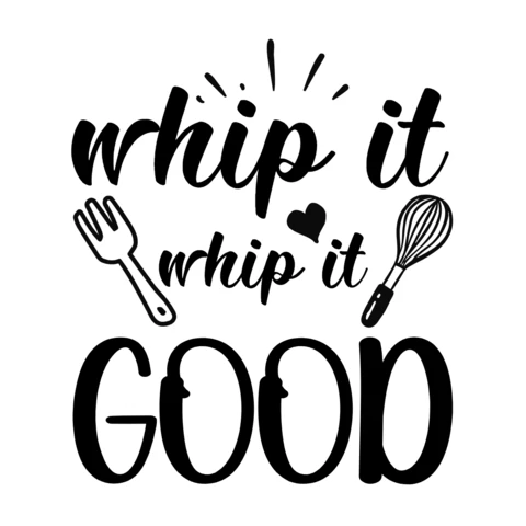 Whip It, Whip It Good Bakery T-Shirt Design Template