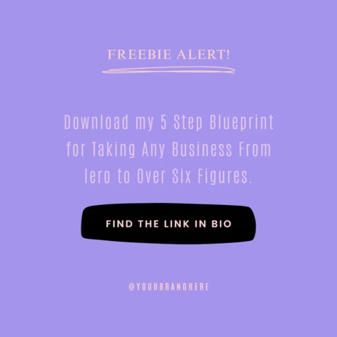 Purple Blog Article Instagram Post Design Template