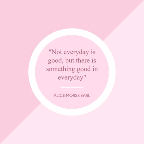 Finding Positivity in Everyday Quote Instagram Post Design Template