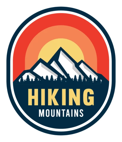Hiking Adventure Wild Life Logo Design Template