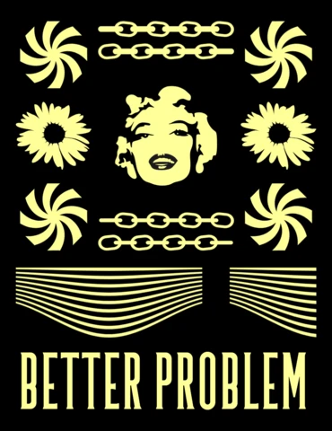 Retro Pop Art Template with Floral Elements for Apparel Design