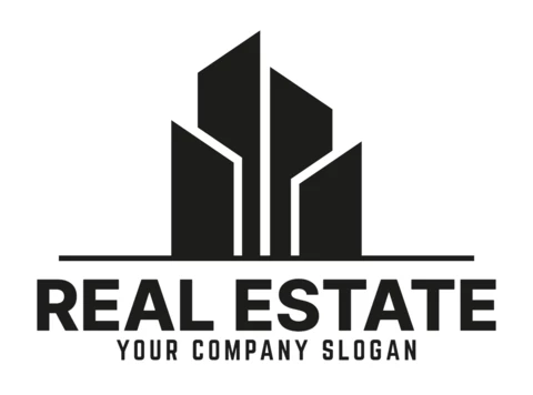 Modèle de logo pour une société immobilière