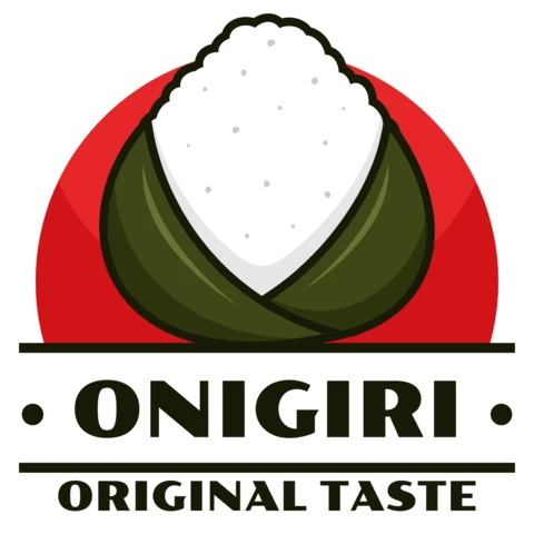 Modèle de logo Onigiri