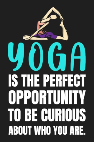 Modello di design per maglietta con citazioni sullo yoga