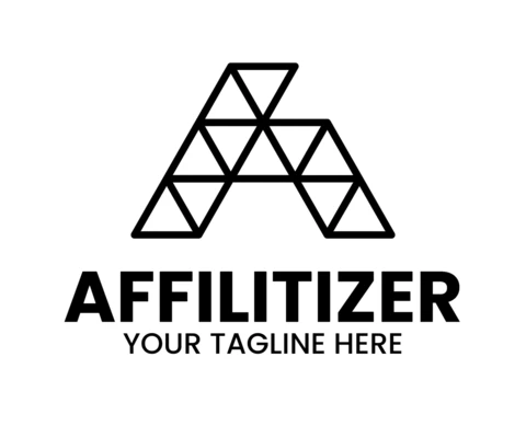 Szablon projektu logo z abstrakcyjną literą
