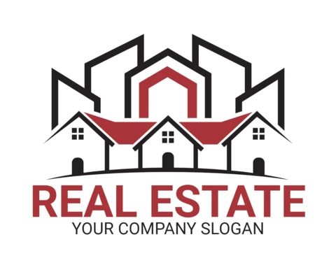 Modernes immobilien logo design Vorlage