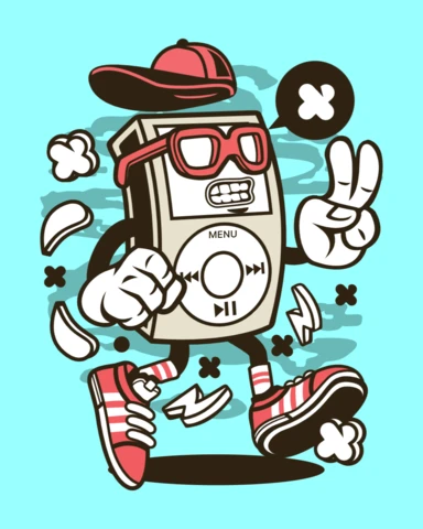 Ipodアニメキャラクターデザインテンプレート