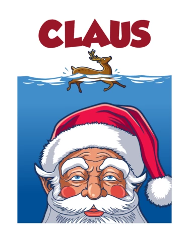 Modelo de design de ilustração vetorial de Papai Noel