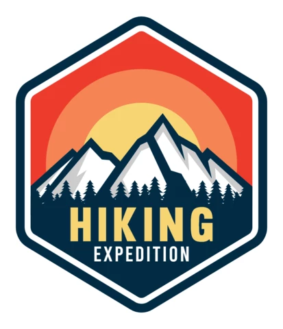 Hiking Adventure Wild Life Logo Design Template