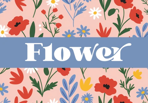 Modelo de design floral para convites e artigos de papelaria personalizáveis