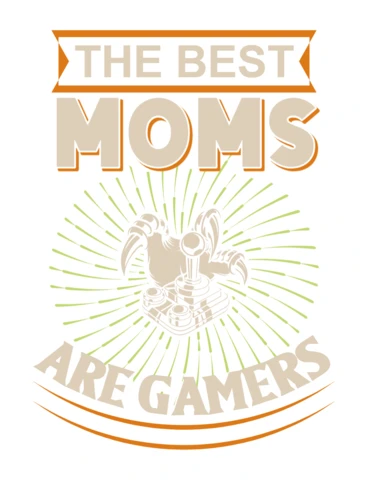 Retro Gamer Mom Design Template for Celebrating Gaming Moms