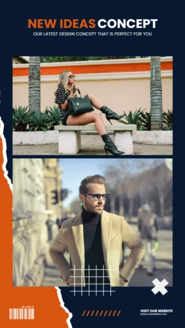 Fashion Store New Product Social Media Story Design Template